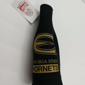 Emporia State Hornets Beer Can Cover Neoprene Zipper